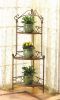 Rustic Corner Bakers Rack