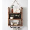 Vintage-Inspired Bathroom Shelf