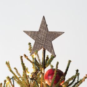 Wooden Christmas Star Tree Topper