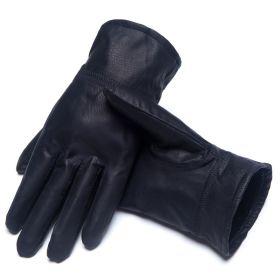 Genuine Leather Gloves for Men Winter Thermal Driving Gloves